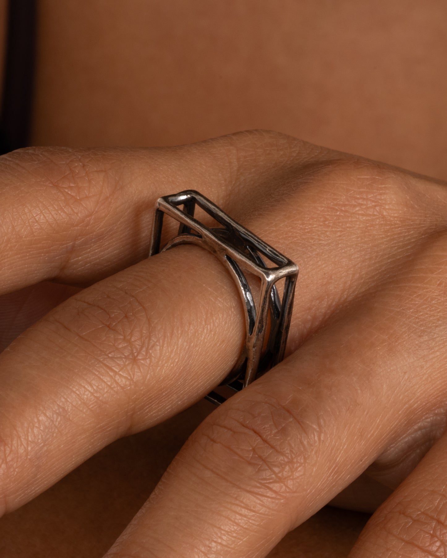 Square Cut Out Ring