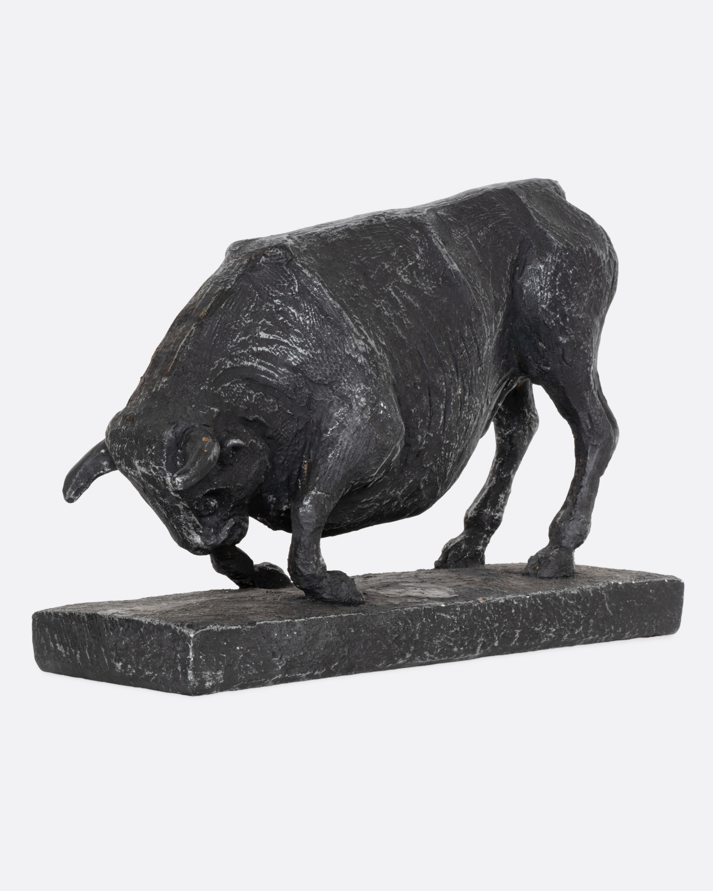 BRUTALIST BULL SCULPTURE
