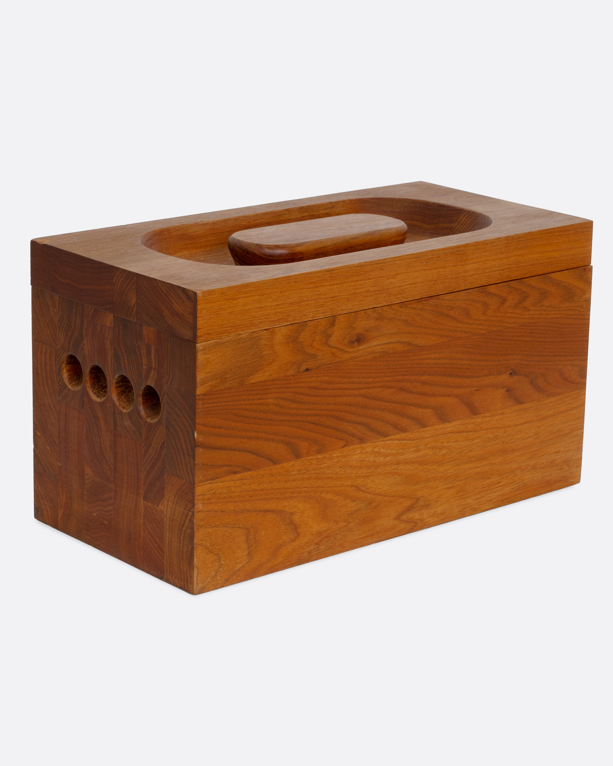 TEAK ICE BUCKET