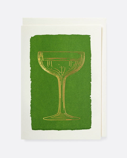 Champagne Flute Enclosure Card
