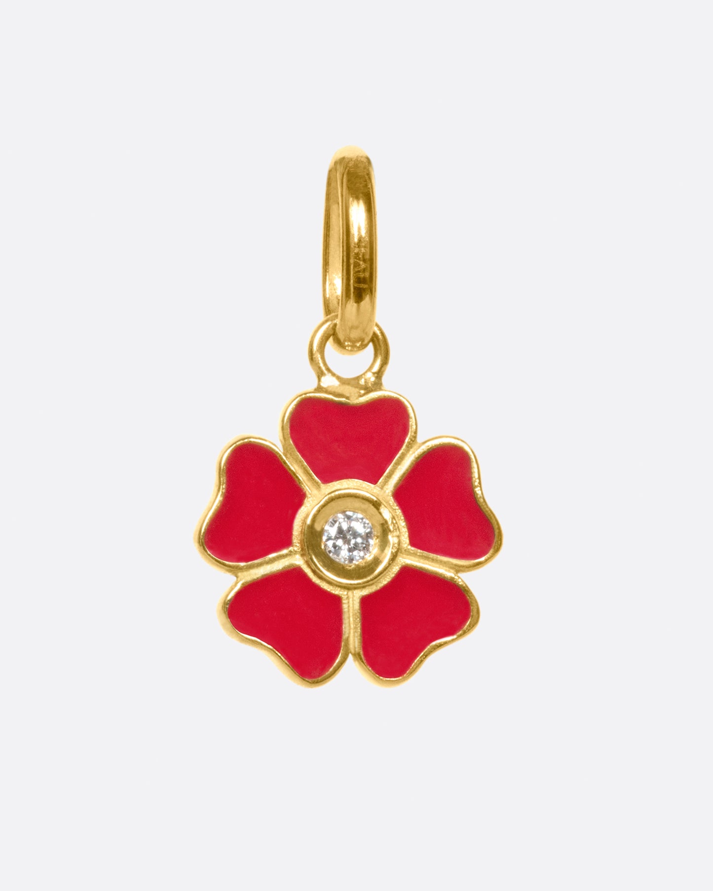This charm stands out, but also lays flat so it's easily mixed in with your other favorite pieces.