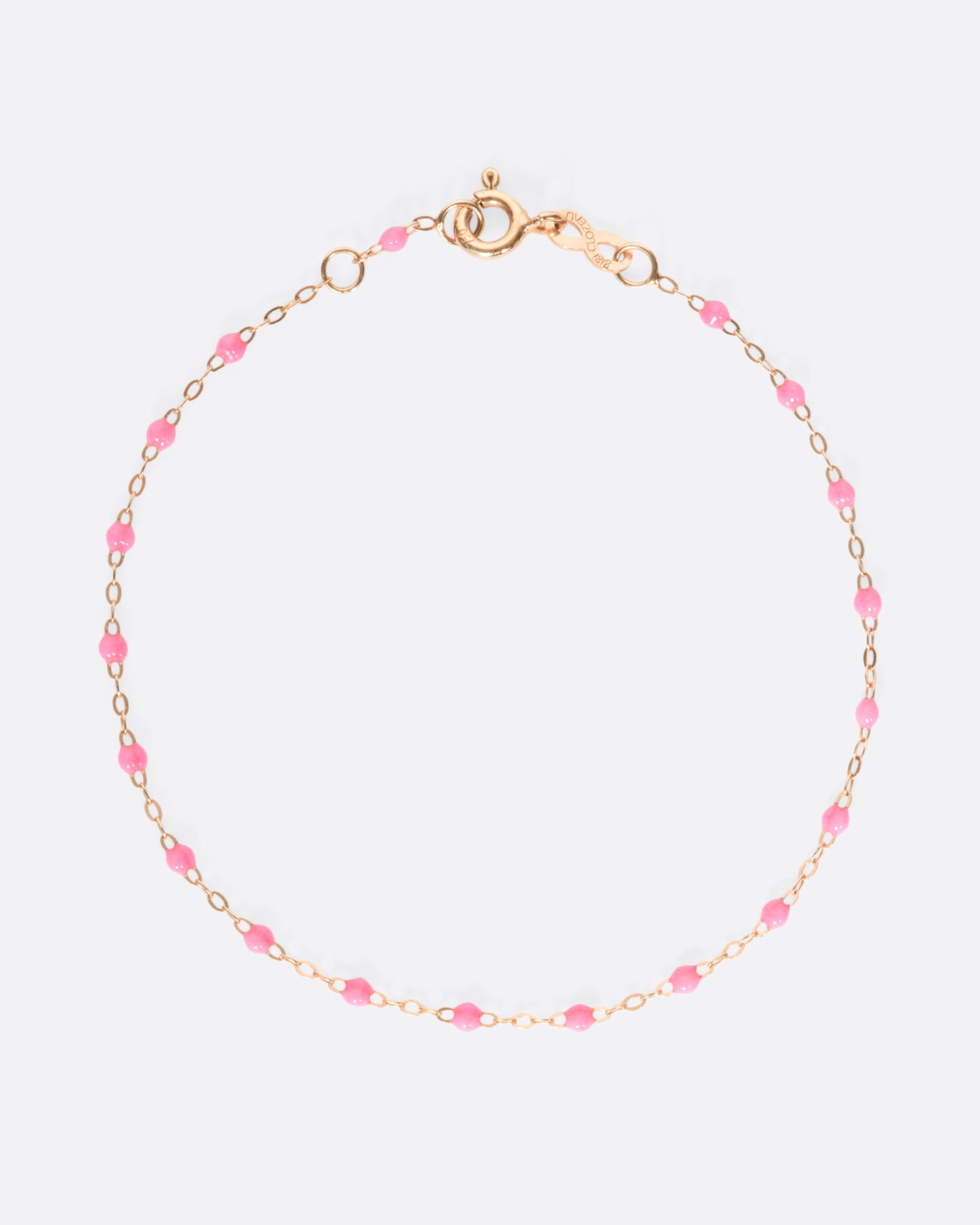 Rose Gold Resin Beaded Bracelet