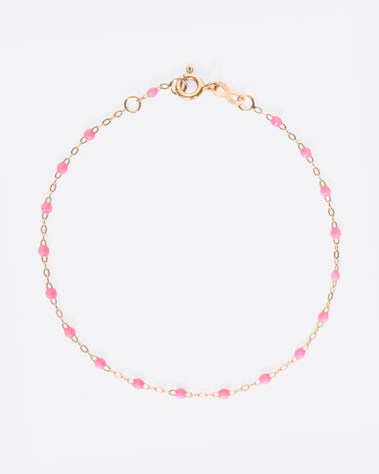 Rose Gold Resin Beaded Bracelet