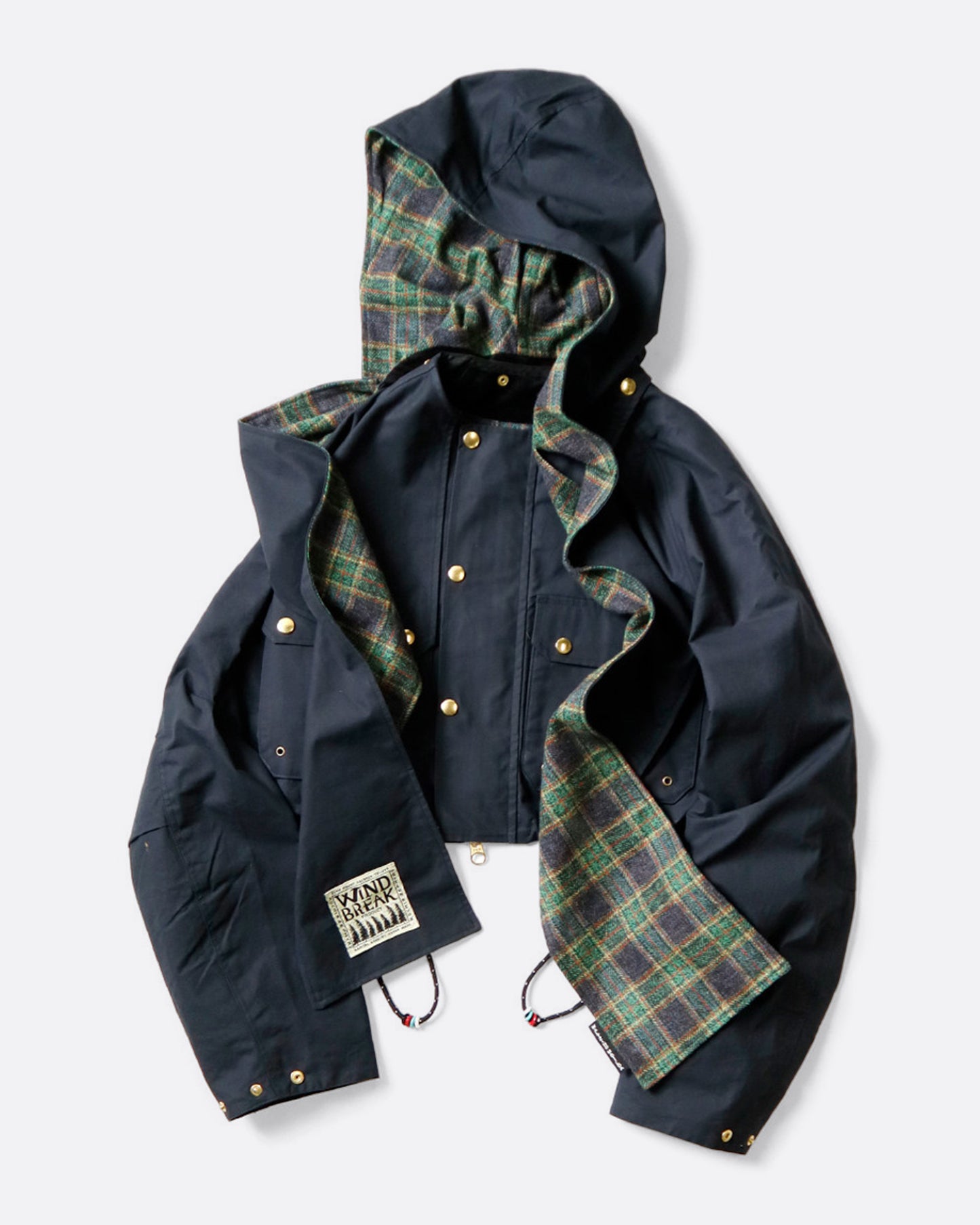 Kapital Navy Rabbit Gale Parka