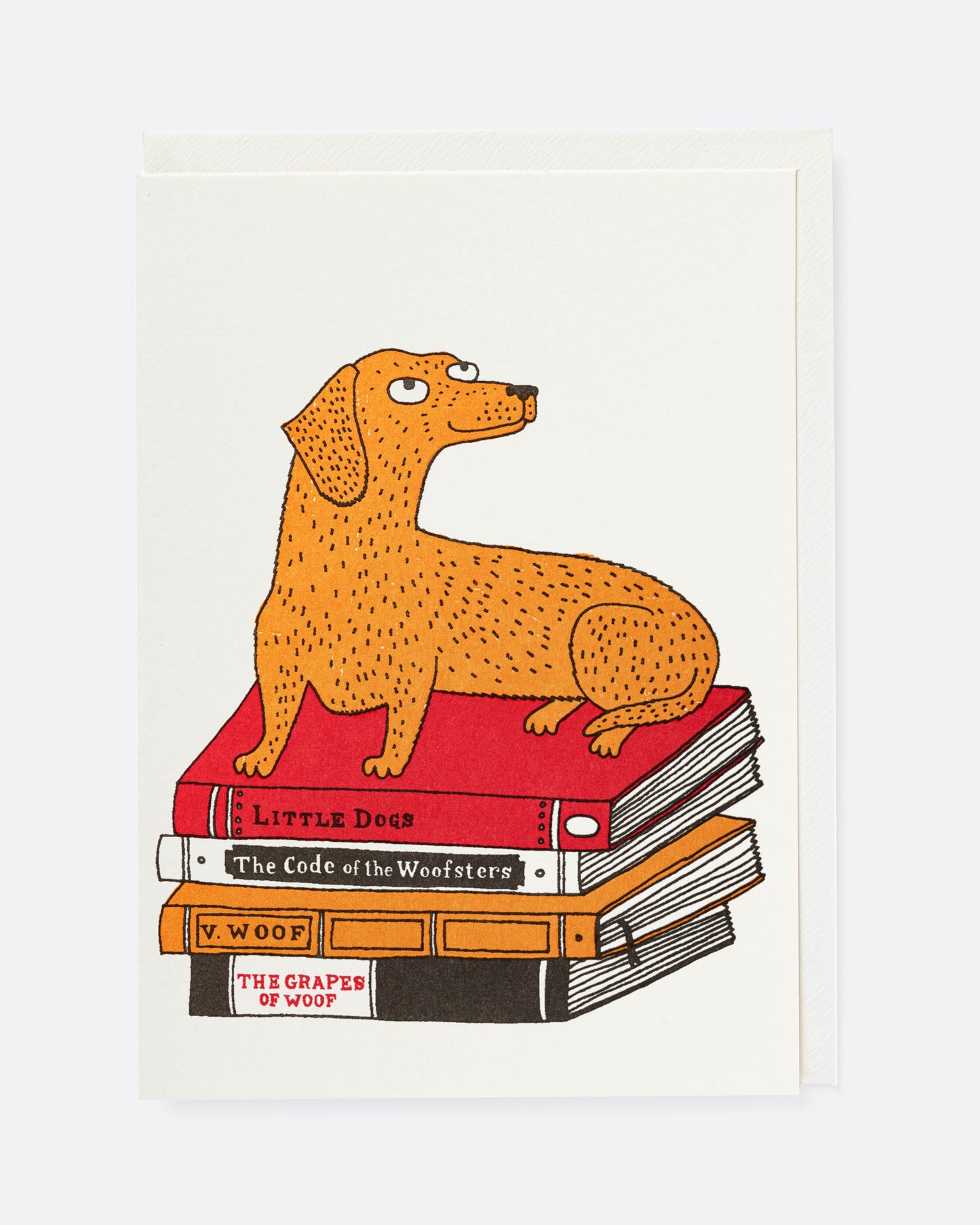 Bookshop Dog Card