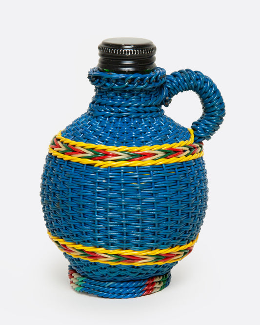 Blue and Yellow Hungarian Miner's Bottle