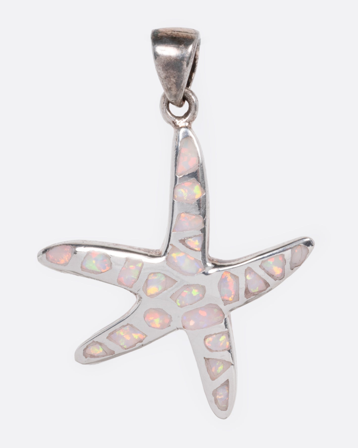 Opal Starfish Pendant