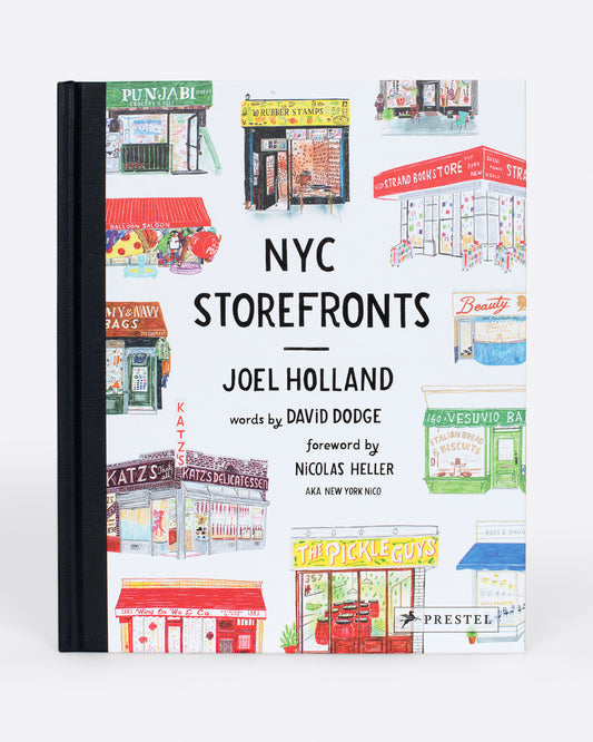 Journalist David Dodge's love letter to New York's most cherished and intriguing shops with illustrations by Joel Holland.
