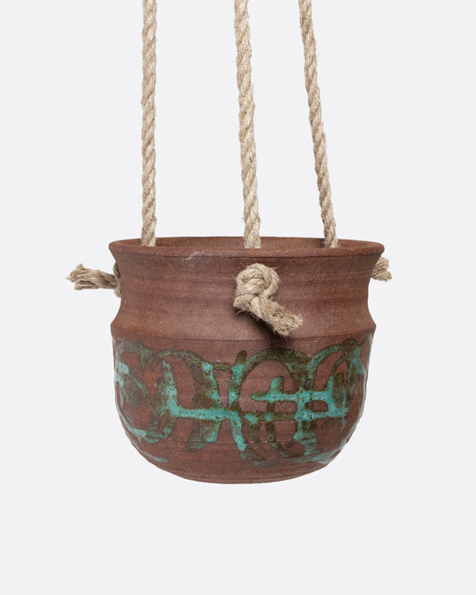 Geometric Patterned Hanging Planter